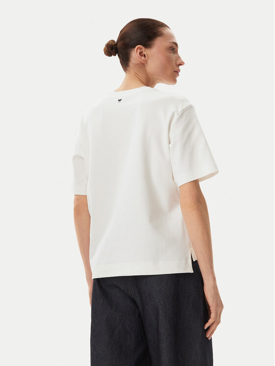 Max Mara Max Mara T-Shirt 2515941042650 Biały Regular Fit
