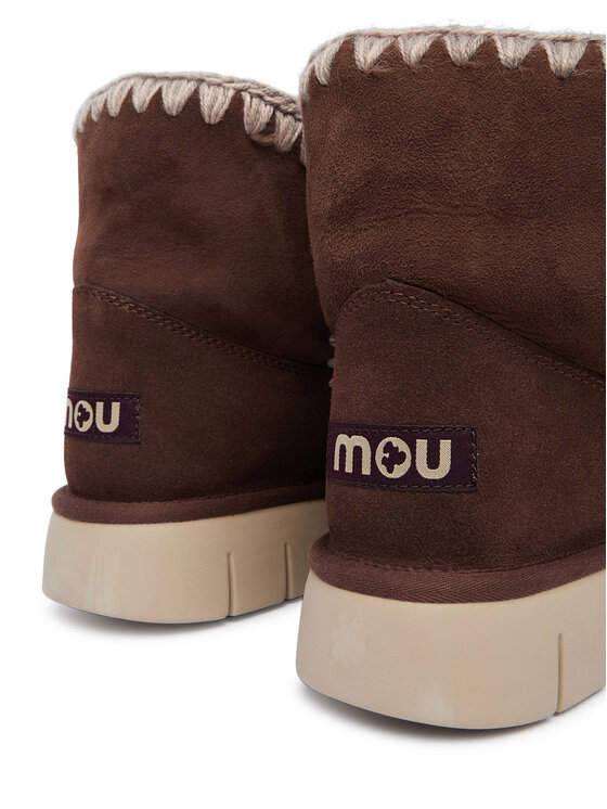 Mou Mou Śniegowce Eskimo 18 FW531002A Brązowy ciemny