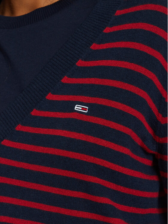 Tommy Jeans Tommy Jeans Sweter Essential DW0DW18670 Kolorowy Regular Fit