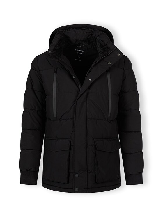 minoti minoti Kurtka zimowa 27mcoat10 Czarny Parka Fit