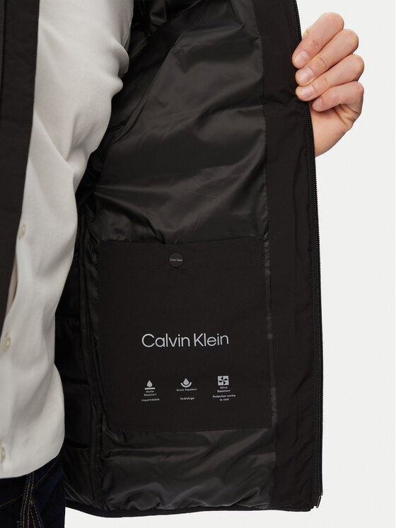 Calvin Klein Calvin Klein Prijelazna jakna Classic LV04LG503G Crna Classic Fit