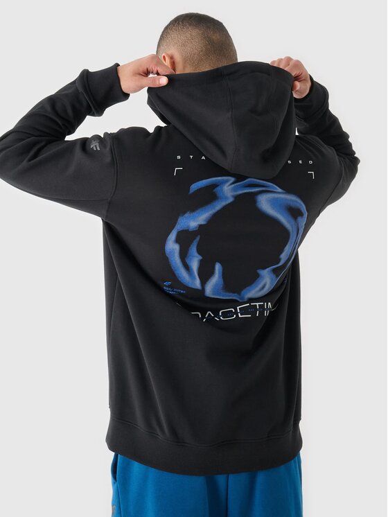 4F 4F Felpa 4FWAW24TSWSM1257-20S Nero Oversize