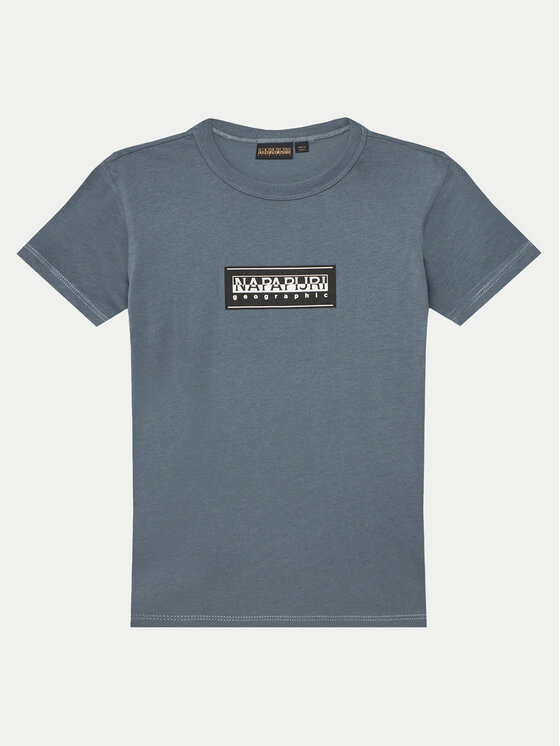 Napapijri Napapijri Tricou Chamois NP0A4ILE S Albastru Regular Fit