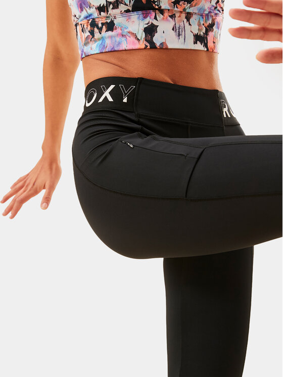 Roxy Roxy Legíny Bold Moves Legg Ndpt ERJNP03494 Šedá Slim Fit