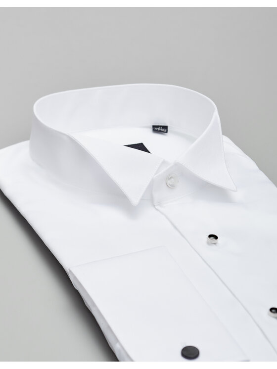 Borgio Borgio Koszula enna Biały Slim Fit