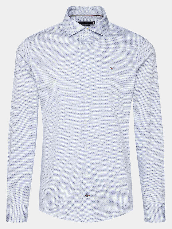 Tommy Hilfiger Tommy Hilfiger Košeľa MW0MW33826 Modrá Slim Fit