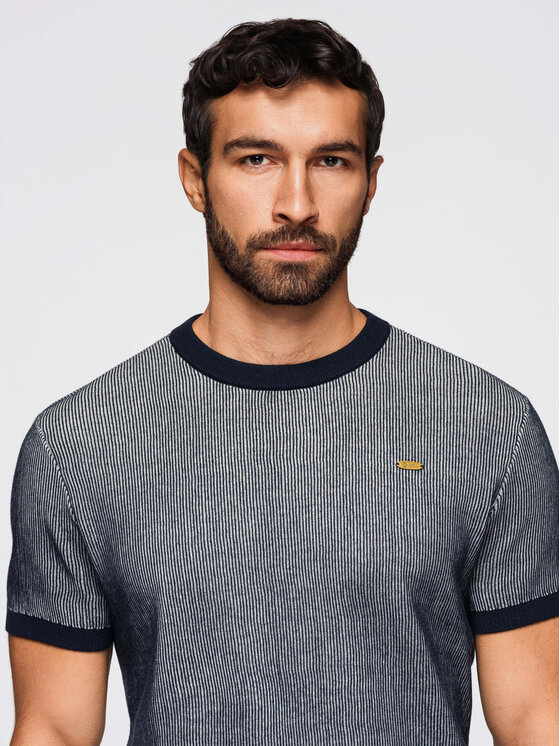 OM3 T-shirt Uomo Con Stampa Chip A Forma Di Cuore - Oliva, Taglie S-4XL, Cotone Ecologico