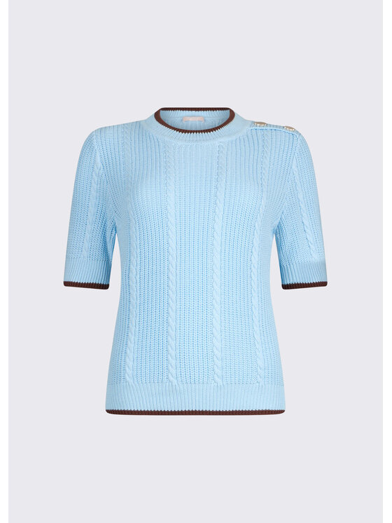 Liu Jo Liu Jo Maglione WA6522MS044C3969 Celeste Regular Fit