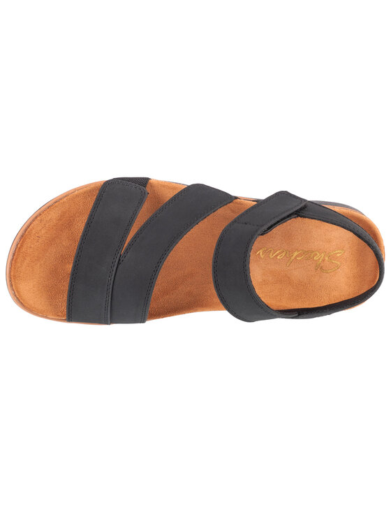 Skechers Skechers Sandali Skechers Lifted Comfort Nero