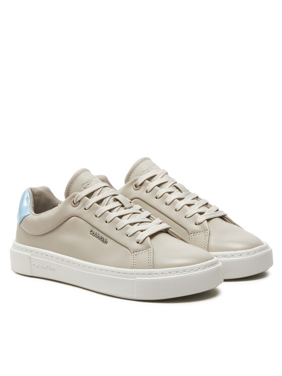 Calvin Klein Calvin Klein Tossud Cupsole Lace Up W/Ml Lth HW0HW02119 Beež