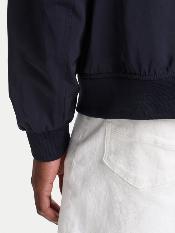 Tommy Hilfiger Tommy Hilfiger Μπόμπερ μπουφάν Harrington MW0MW39637 Σκούρο μπλε Regular Fit