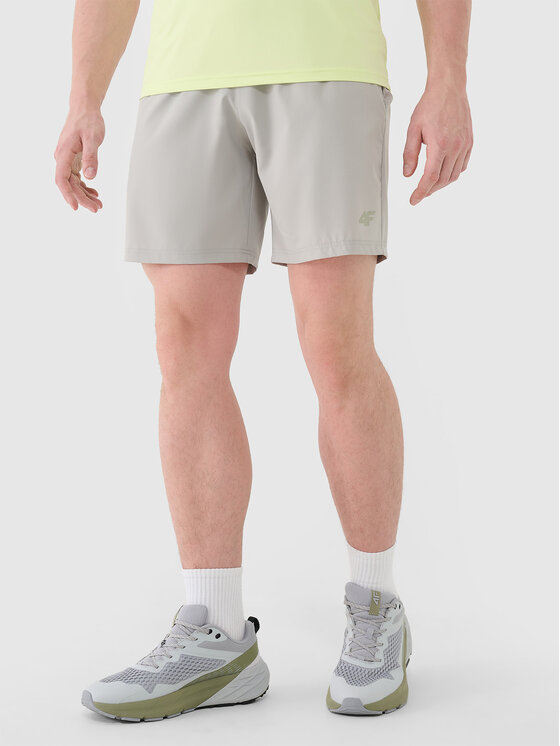 4F 4F Szorty sportowe MULTI ACTIVE Khaki Regular Fit