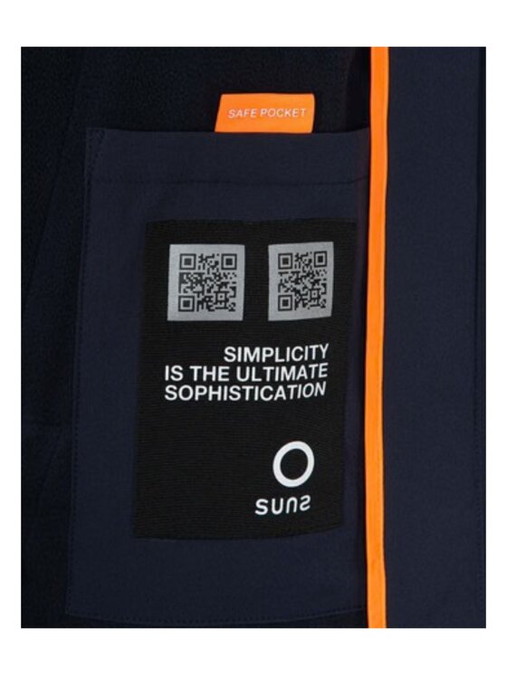 SUNS SUNS Giubbotto invernale gbs53002u-dark-blue Blu Regular Fit