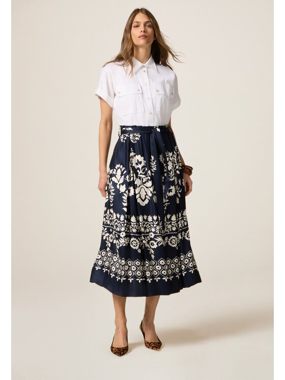 Oltre Oltre Vestito da giorno 7420J000843N0S1 Blu A-Line Fit