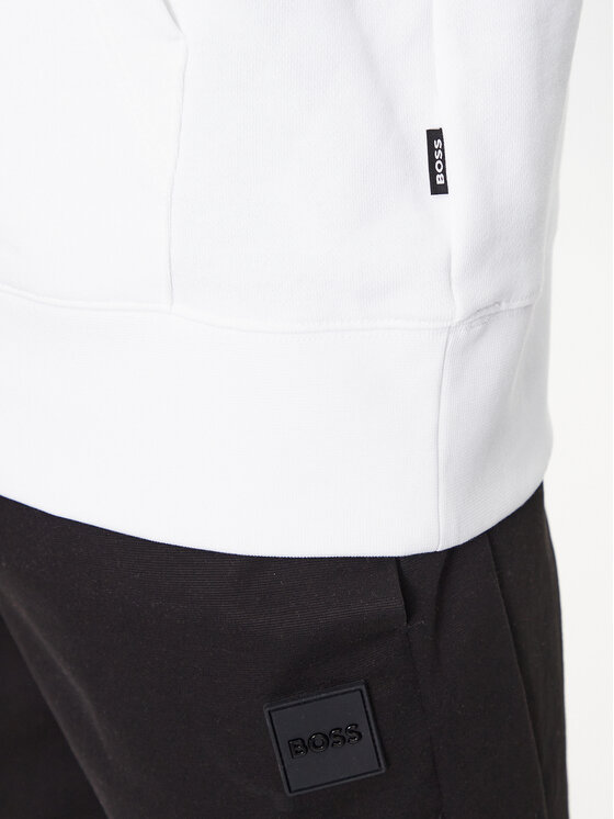 BOSS Boss Bluza 50499925 Biały Regular Fit