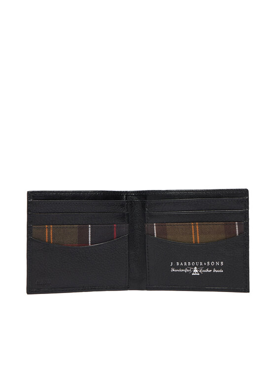 Barbour Barbour Portafoglio grande da uomo MLG0002BK52 Nero