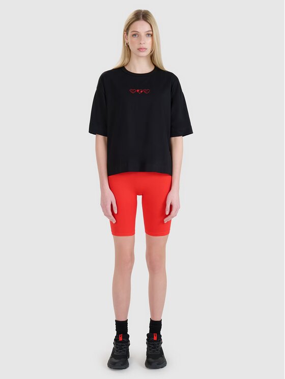 4F 4F T-Shirt 4FRSS25TTSHF2873-20S Czarny Oversize