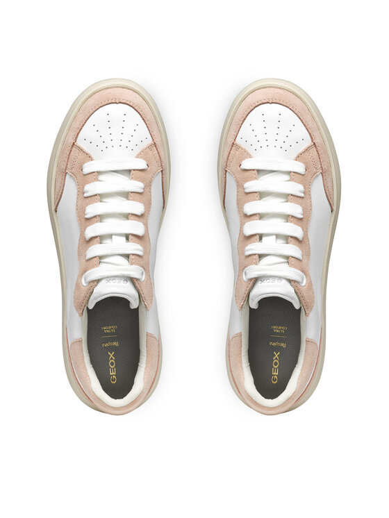 Geox Geox Sneakers D Spherica Ec4.1 D55TCA 08522 C1Z8Z Alb