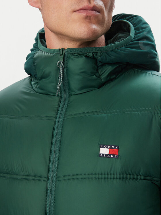 Tommy Jeans Tommy Jeans Зимно яке DM0DM22044 Зелен Regular Fit