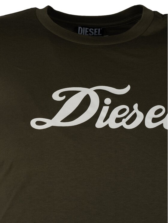 Diesel Diesel T-Shirt A10654-RGRAI Πράσινο Regular Fit