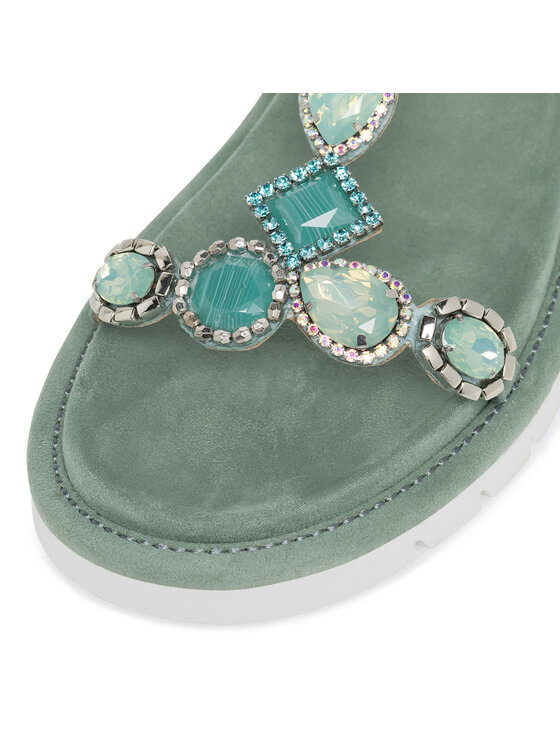 Eva Minge Eva Minge Sandale MATILDE-V1175-95 Zelena