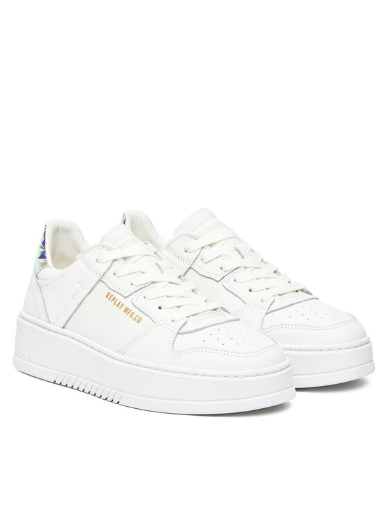REPLAY REPLAY Sneakersy Sbam W Light GWZ6V .000.C0001L Biały