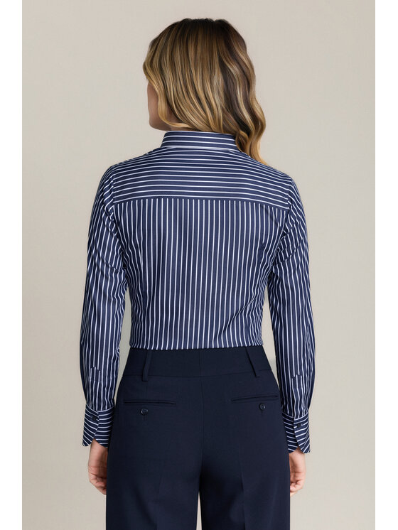 Lancerto Lancerto Koszula Graziana Slim KO073226000034 Granatowy Slim Fit