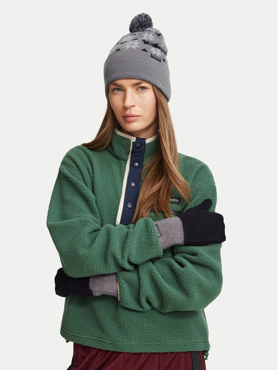 Columbia Columbia Komplet kapa in rokavice Snowflake 2180781 Temno siva