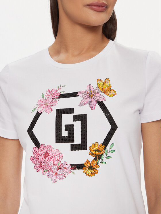 Gaudi T shirt 411BD64022 Blanc Regular Fit
