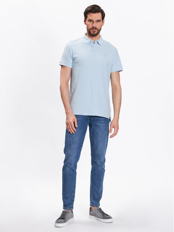 Polo Abbortsford 40-352 Blu Regular Fit