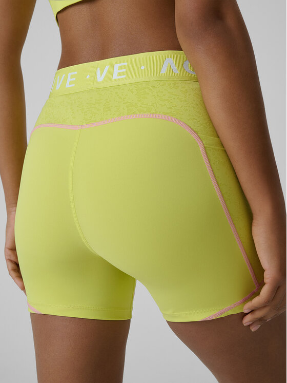 4F 4F Szorty sportowe ACTIVE BY NATURE Zielony Slim Fit