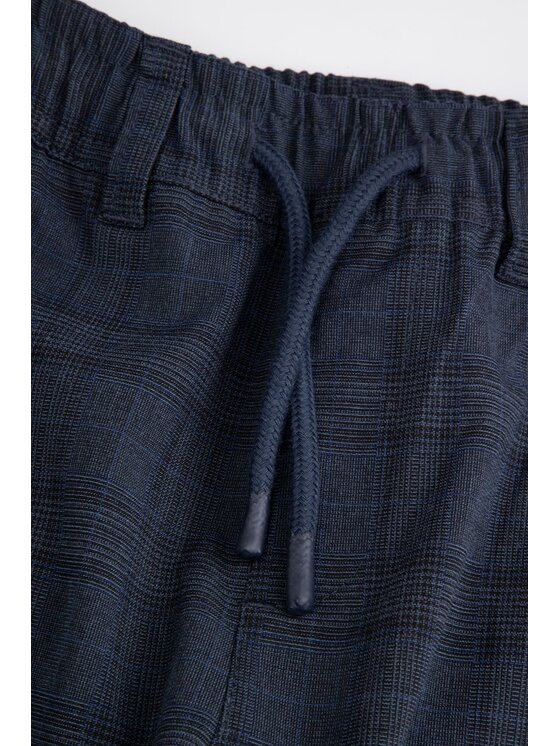 Coccodrillo Coccodrillo Kalhoty z materiálu WC5119101BSB-015 Tmavomodrá Regular Fit