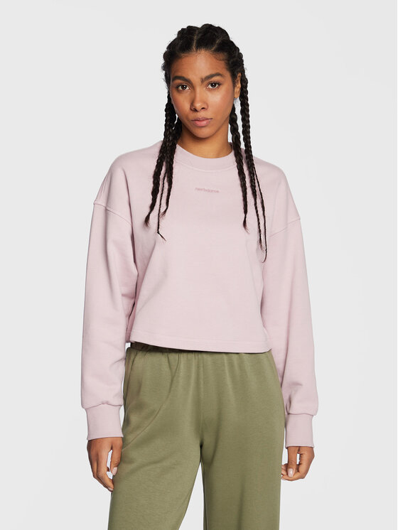 New Balance New Balance Sweatshirt Athletics Nature WT23555 Violett Relaxed Fit