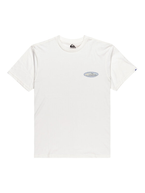 Quiksilver Quiksilver T-krekls Evo Border Lines EQYZT08191 Balts Regular Fit