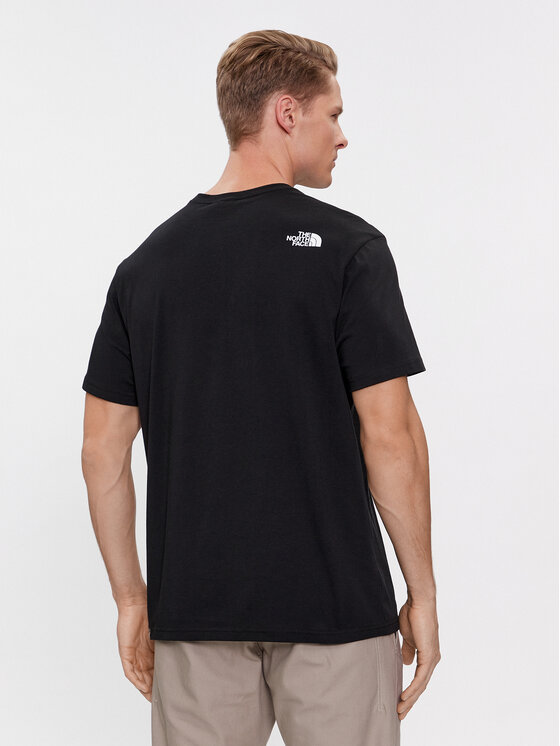The North Face The North Face T-Shirt Easy NF0A2TX3 Czarny Regular Fit