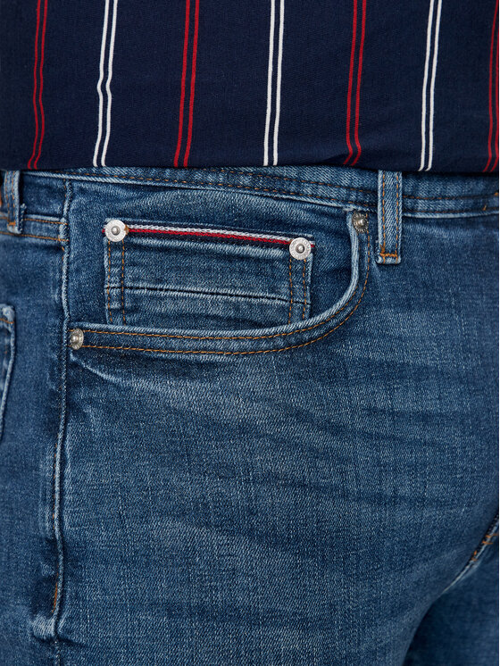 Tommy Hilfiger Tommy Hilfiger Jeansy Bleecker MW0MW35718 Modrá Slim Fit