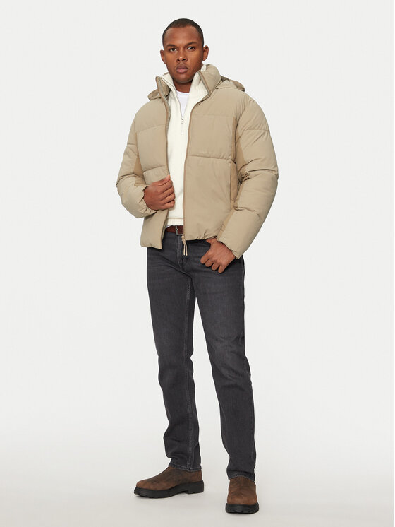Jack & Jones Jack & Jones Kurtka zimowa Vesterbro 12267055 Beżowy Regular Fit