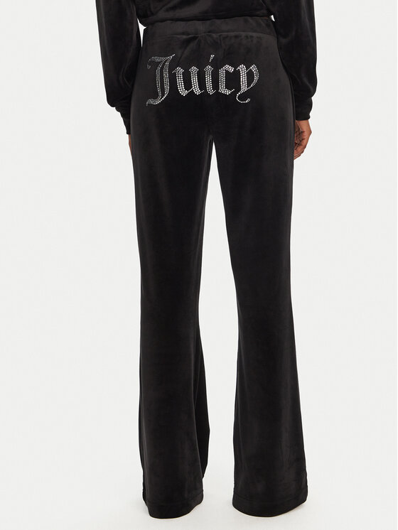Juicy Couture Juicy Couture Pantaloni trening Christine JCWBJ125304 Negru Flared Leg