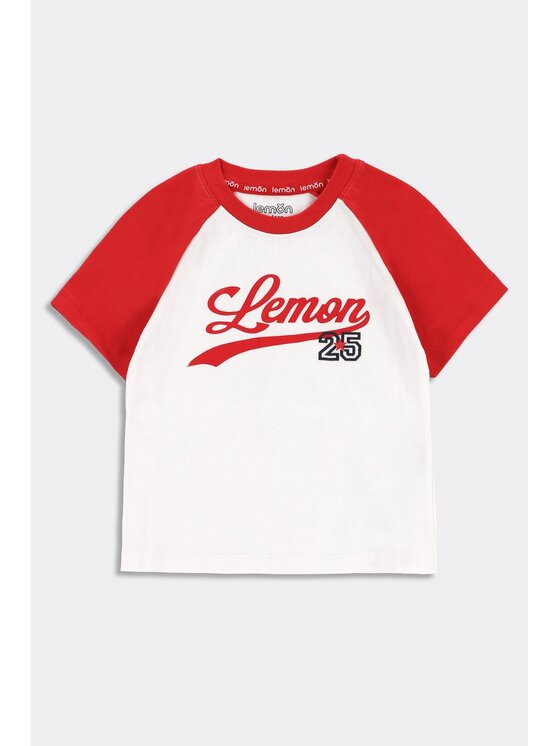 Lemon Explore Lemon Explore T-Shirt WL3143201CPG-009 Czerwony Regular Fit