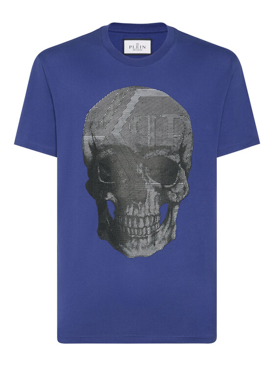 PHILIPP PLEIN PHILIPP PLEIN T-Shirt 24649 Niebieski jasny Regular Fit