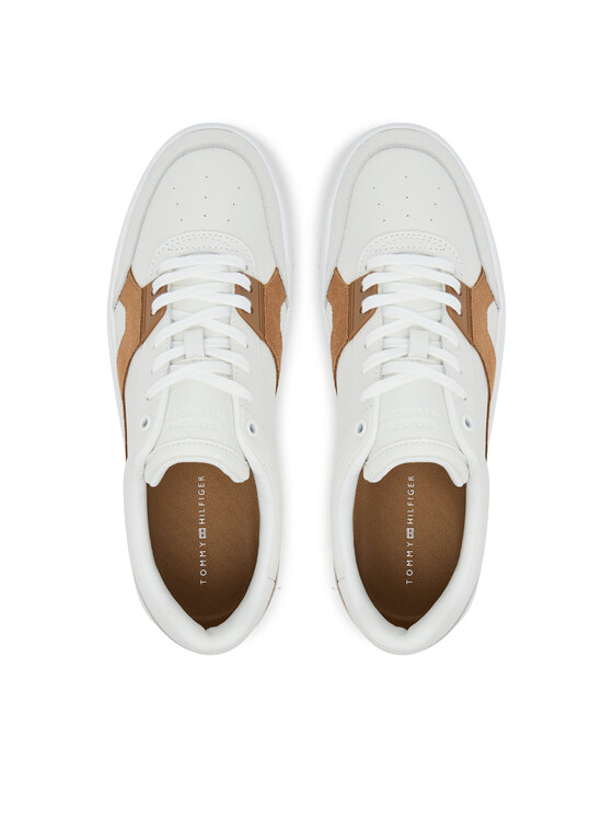 Tommy Hilfiger Tommy Hilfiger Superge Th Court Craft FM0FM05551 Écru