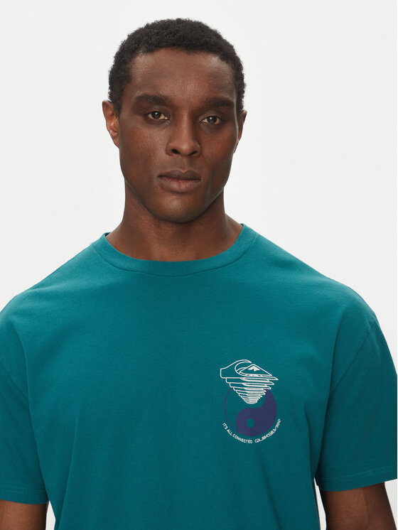 Quiksilver Quiksilver T-krekls EQYZT08033 Zaļš Regular Fit