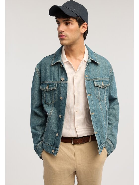 Trussardi Trussardi Koszula 5031N000038N0RB Kremowy Regular Fit
