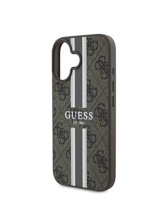 Guess Guess Etui na telefon Apple iPhone 16 Plus Brązowy