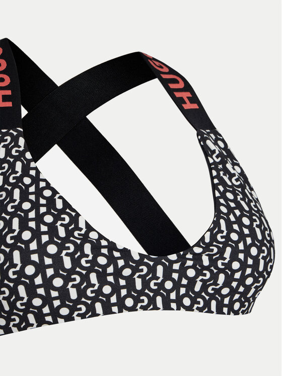HUGO HUGO Bikini felső Monogram 50534948 Fekete