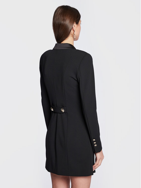 Imperial Imperial Kokteilinė suknelė ACKFEAW Juoda Slim Fit