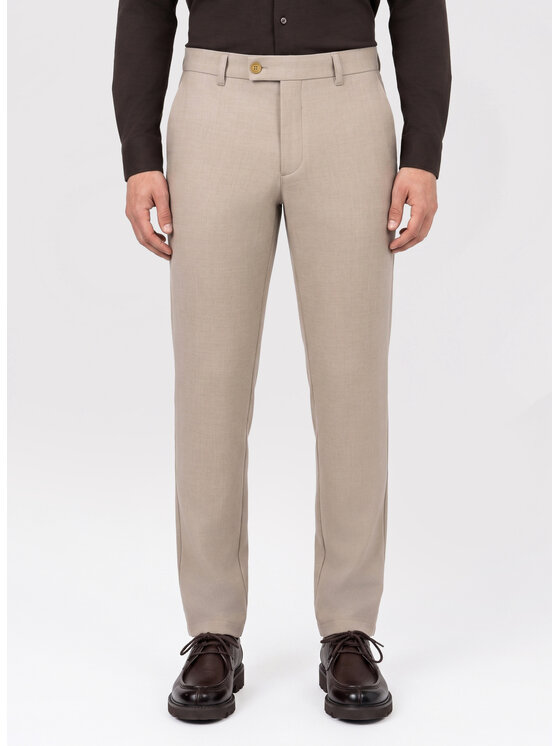 Pako Lorente Pako Lorente Chinosy P26WF-WX-005 Beżowy Regular Fit