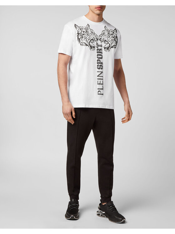 Plein Sport Plein Sport T-Shirt 1317 Biały Regular Fit