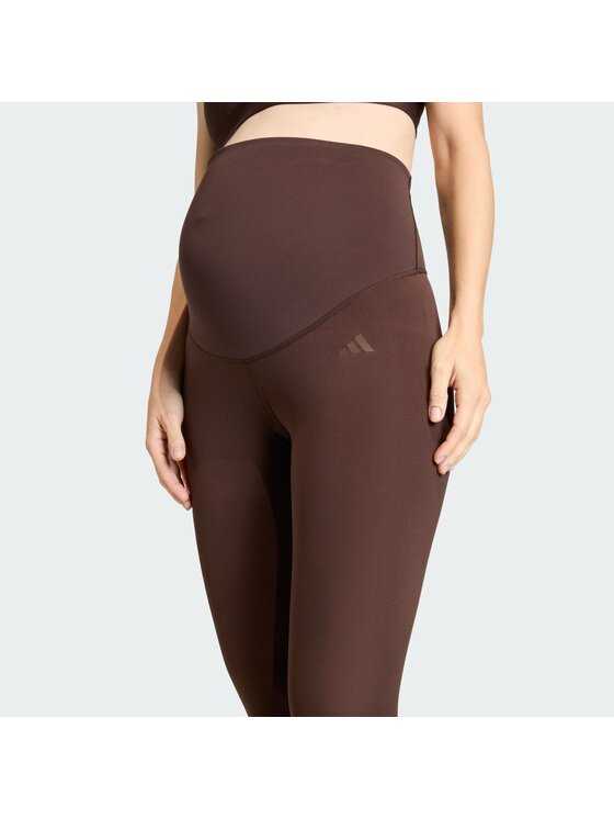 adidas adidas Legginsy 159852 Brązowy Fitted Fit