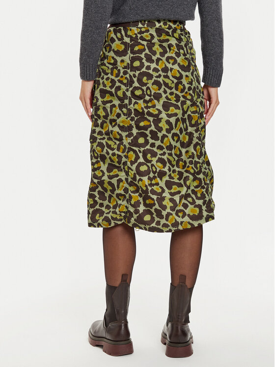 Alpha Industries Alpha Industries Fustă midi 148067 Verde Regular Fit